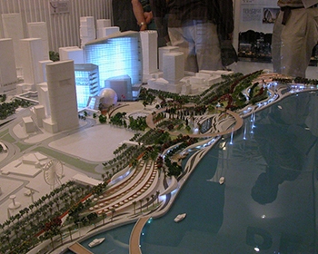 永川公共建筑楼模型