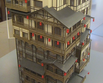 贵州旋转古建筑模型制作