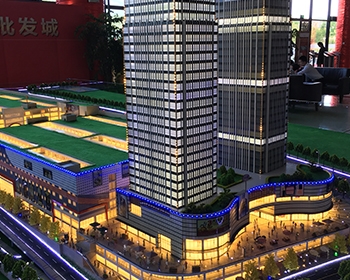 永川华南城单体楼建筑模型制作